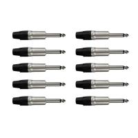 Conector P10 Macho Linha Mono Wc 1112 Wireconex 10 Unidades [f108] - 3