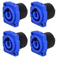 Conector De Ac-in Painel Wc 1823 In P Bl Pbl Azul Wireconex 04 Unidades [f108] - 1