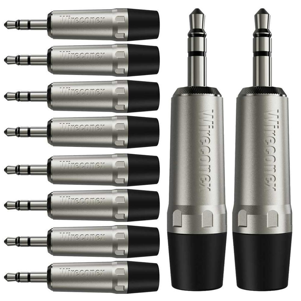 Conector P2 Stereo 3,5mm Plt Wc 1323 Trs Wireconex 10 Unidades [f108] - 1