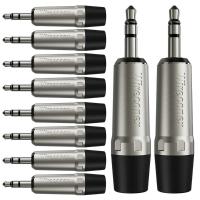Conector P2 Stereo 3,5mm Plt Wc 1323 Trs Wireconex 10 Unidades [f108] - 1