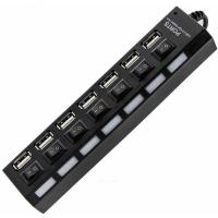 Hub-usb 2.0 7 Portas Com Swich E Led Indicador - 1