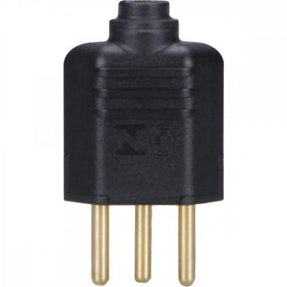 Plugue Desmontável 2P+T 180º 10A Pld1-3 Preto Margirius - Pc - 3