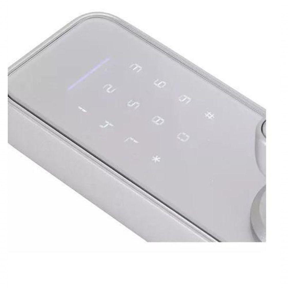 Fechadura Digital De Embutir Wi-fi Com Biometria Esf-de4000b Prata Elsys - 3