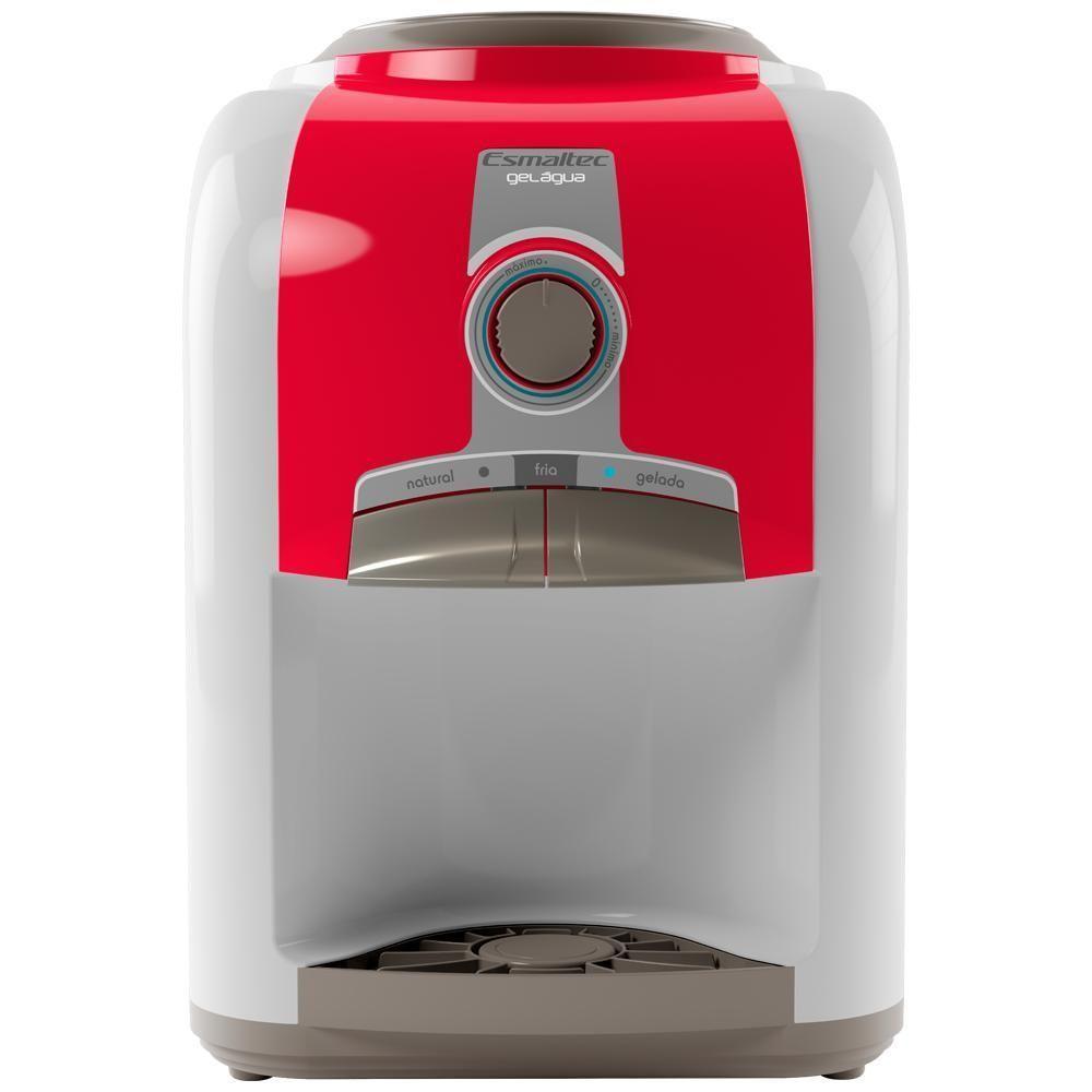 Bebedouro De Mesa Esmaltec Egm30 Linha Estilo Vermelho 127v - 1
