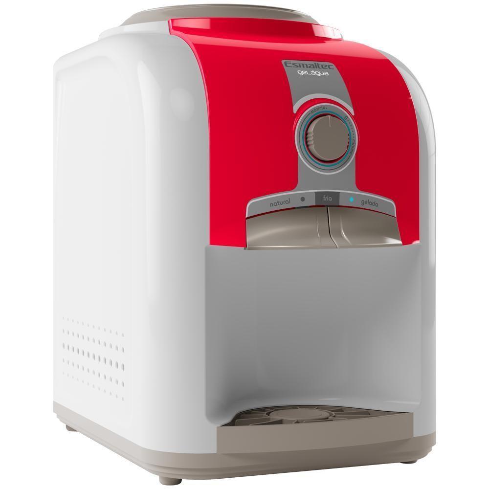 Bebedouro De Mesa Esmaltec Egm30 Linha Estilo Vermelho 127v - 3
