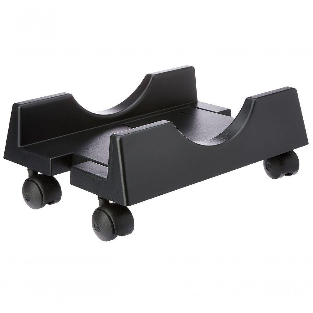 Suporte Para Cpu Ajustável Com Rodizios - Preto - 1
