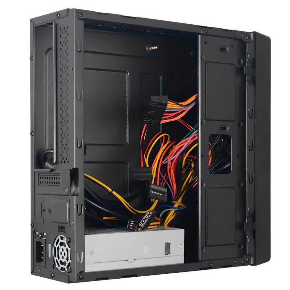 Gabinete Bluecase Slimdesk, Fonte 200w, Usb 3.0, Matx, Preto - Bg-2002 - 3