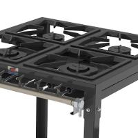 Fogão 4 Bocas 2 Duplas E 2 Simples Queimadores Ferro Fundido Baixa Pressão Pmsd-42 G2 - Progás - 2