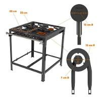 Fogão 4 Bocas 2 Duplas E 2 Simples Queimadores Ferro Fundido Baixa Pressão Pmsd-42 G2 - Progás - 3