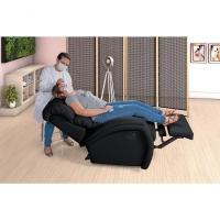 Poltrona Reclinável Imperial Zero Wall Papai Mamãe Com Mocho / Assento De Elevação Corano Preto 311 - 2