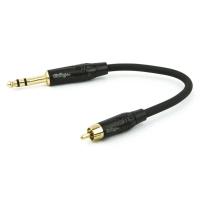 Cabo Adaptador Rca Para P10 Profissional Estereo - 50 Cm - 1