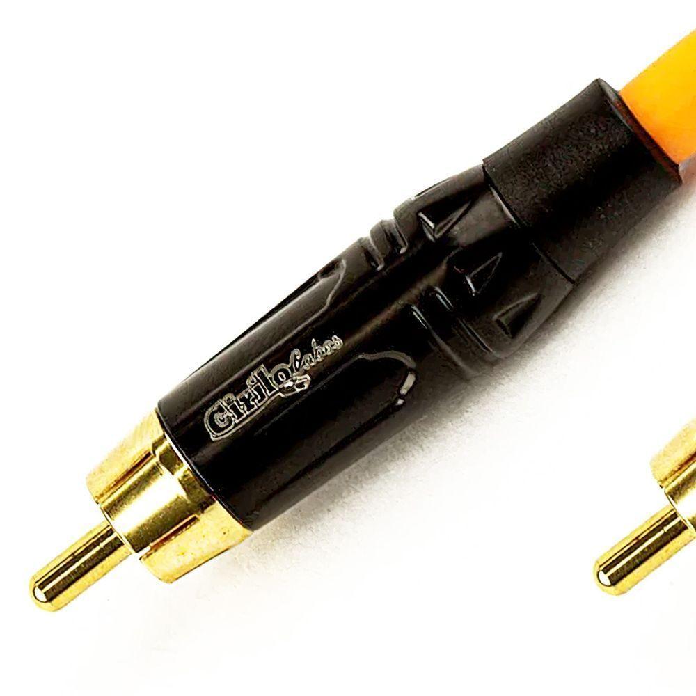 Cabo Coaxial Digital (spdif) Laranja - 15 Metros - 5