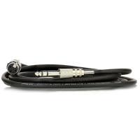 Cabo De Microfone Xlr Para P10 Estereo - Preto - 50 Metros - 2