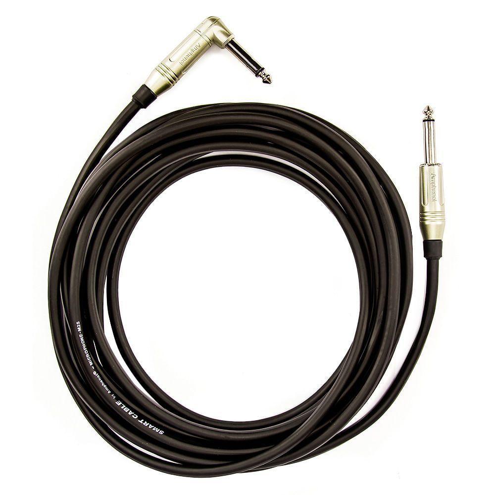 Cabo P10 90º Graus Para P10, Mono Amphenol - 4 Metros - 1