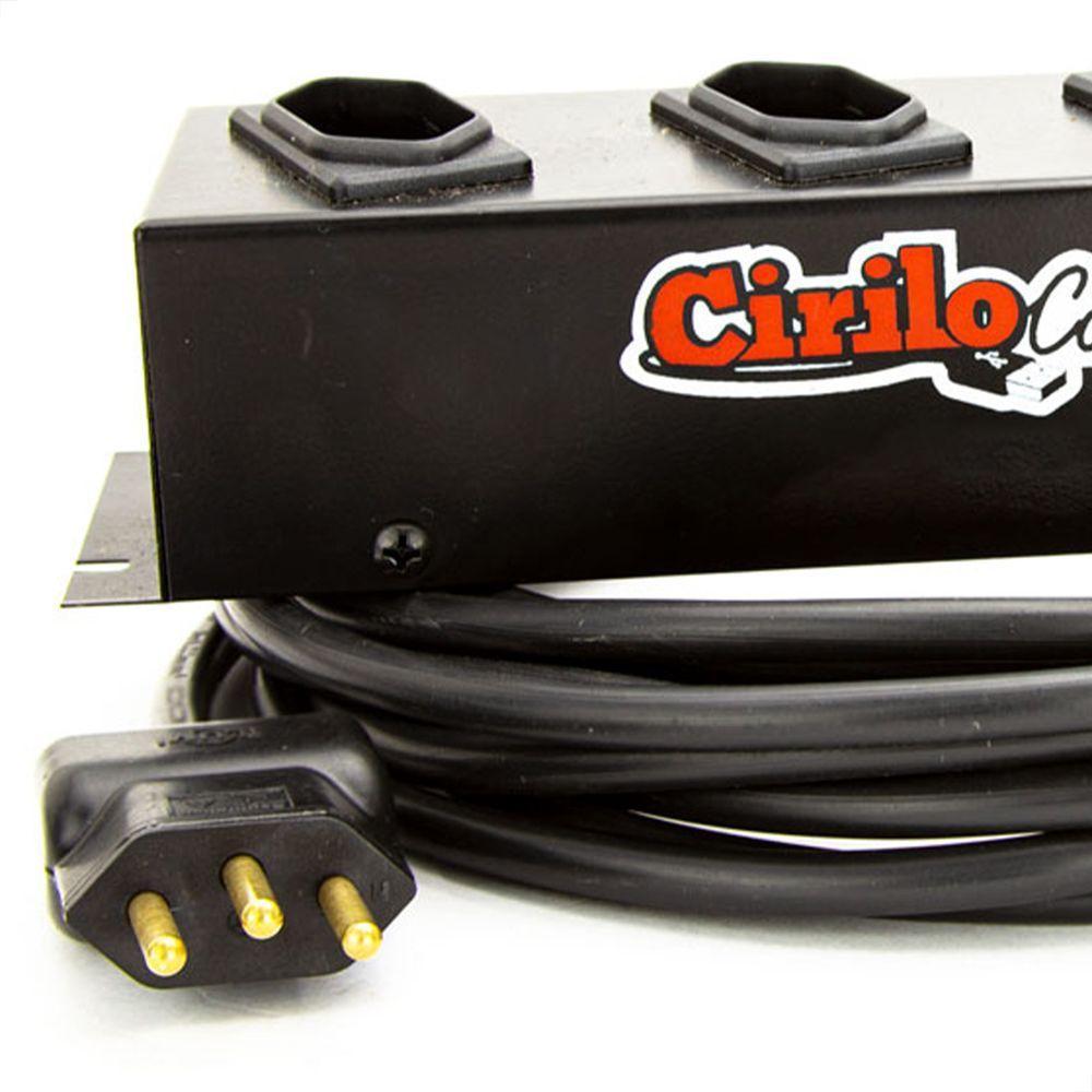 Extensão Cabo Pp 3x1,50 De 3 Tomadas 10a - 5 Metros - 3