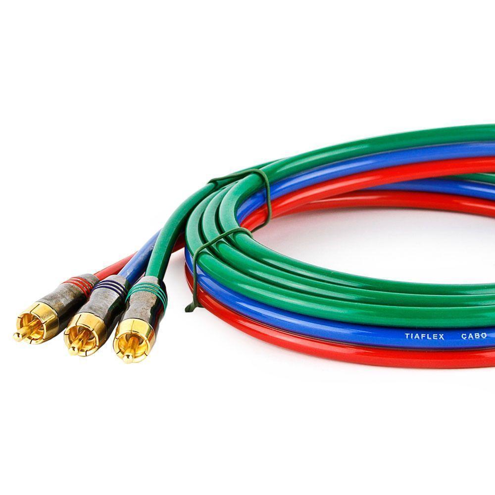 Cabo Vídeo Componente Profissional - 5 Metros - 1