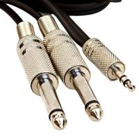 Cabo P2 Estéreo Para 2 P10 Mono - 5 Metros - 2