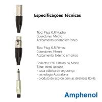 Medusa 6 Vias Montada Conectores Amphenol - 70 Metros - 7