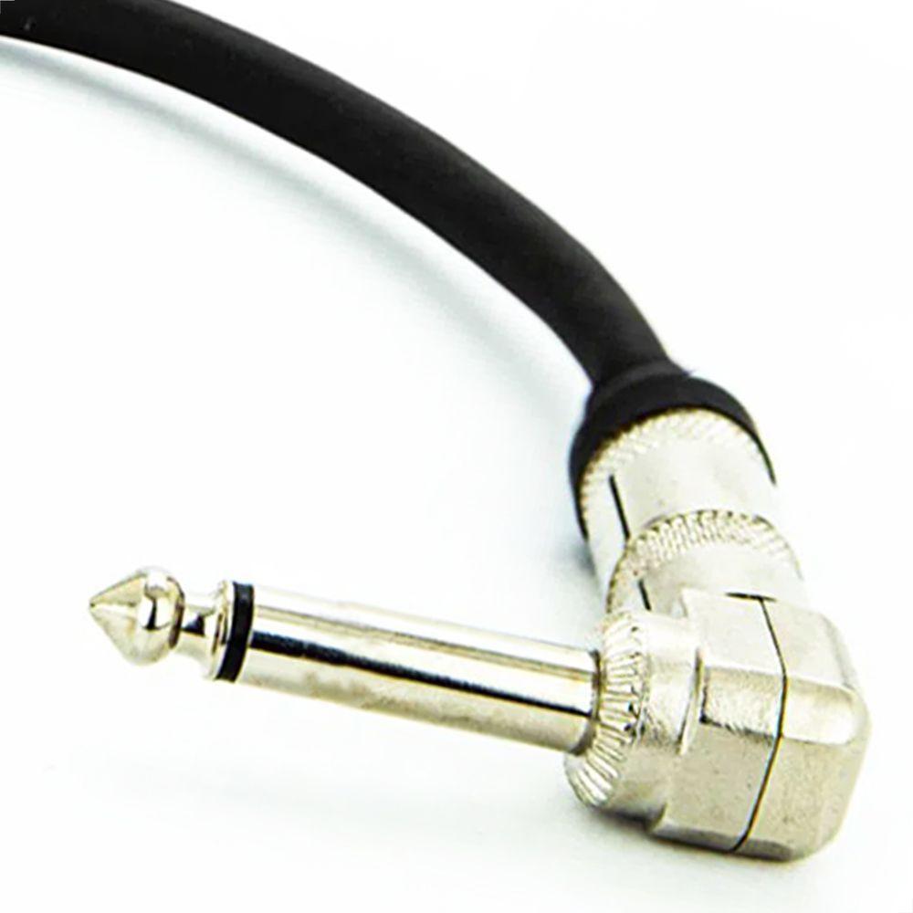 Cabo Adaptador P10 90º X P10 90º Mono - 2 Metros - 3