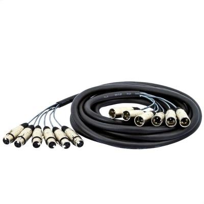 Multicabos Com Conectores Xlr 6 Vias - Cirilo Cabos, 18mts