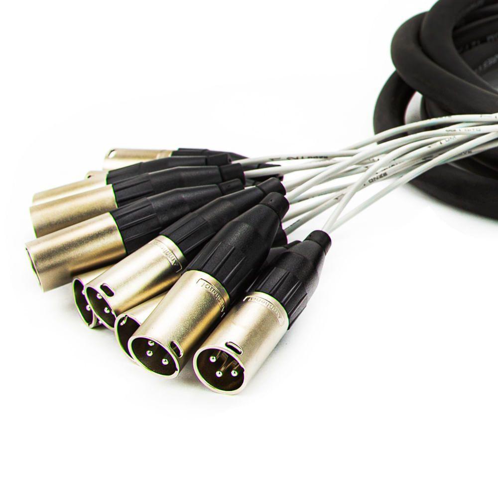 Multicabos Xlr 12 Vias Amphenol - 45 Mt - 3