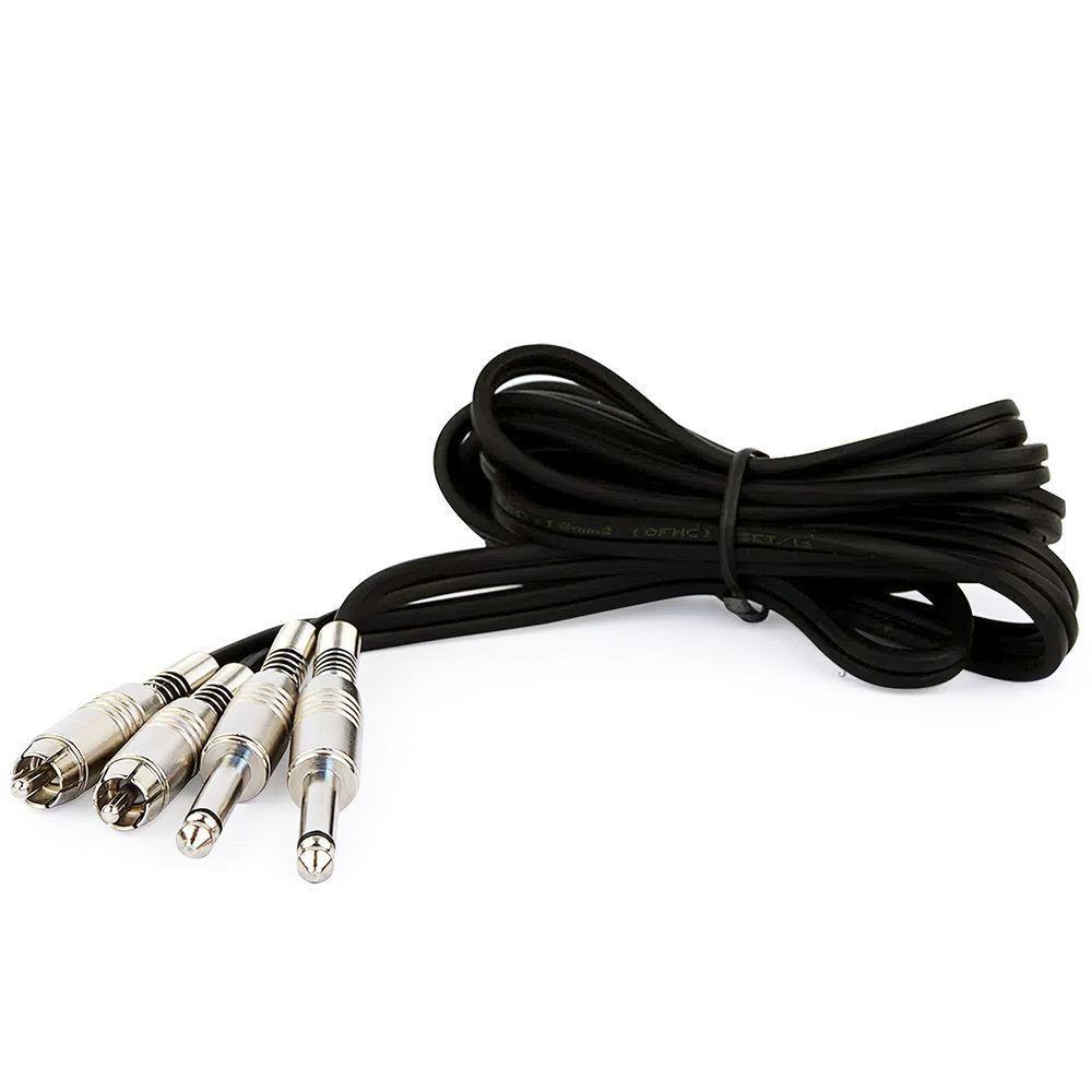 Cabo 2 P10 Mono Para 2 Rca Santo Angelo - 35 Metros - 1