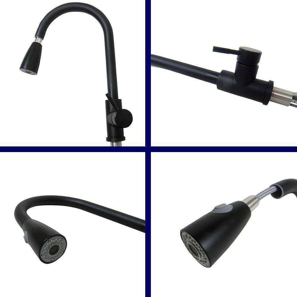 Torneira Goumet Pull Down Monocomando Misturador Agua Quente Bancada Cozinha - 6