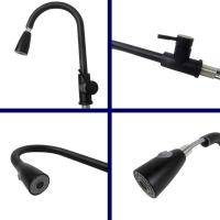 Torneira Goumet Pull Down Monocomando Misturador Agua Quente Bancada Cozinha - 6