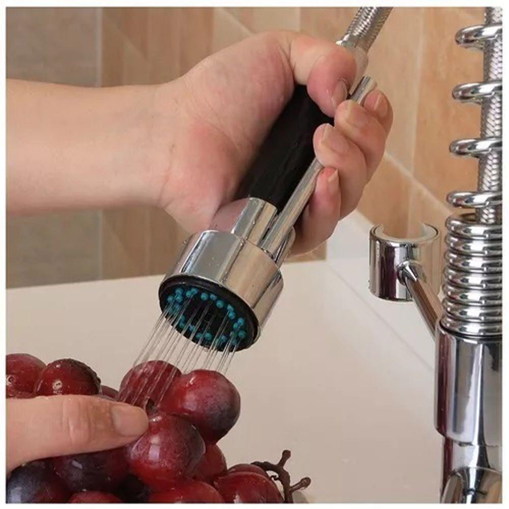 Torneira Monocomando Dois Jatos Misturar Agua Quente Fria Cozinha Gourmet Mesa Cuba Bancada Luxo - 2