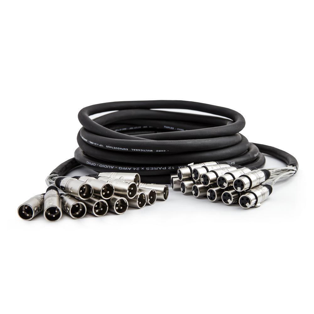 Multicabos Xlr 12 Vias Santo Angelo - 10 Mt - 1