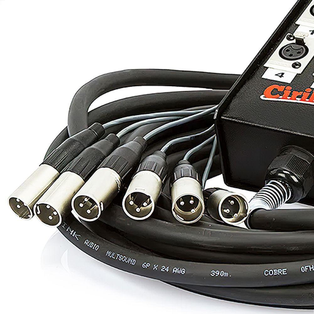 Medusa 6 Vias Montada Com Conectores Santo Angelo - 90 Mt - 2