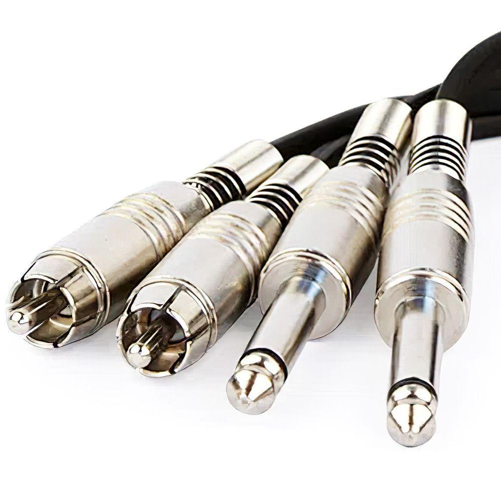 Cabo 2 P10 Mono Para 2 Rca Santo Angelo - 55 Metros - 6