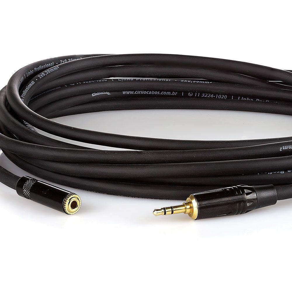 Extensão P2 Fone De Ouvido Profissional - 55 Metros - 2