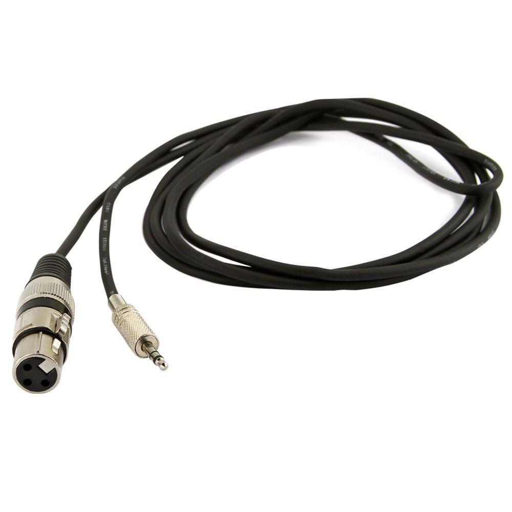 Cabo P2 Estereo Para Xlr Femea - 20 Metros - 2