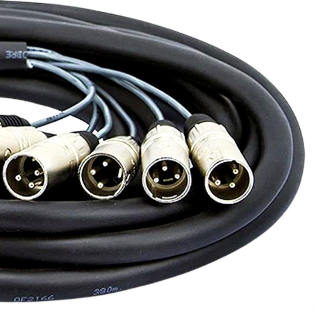 Multicabos Com Conectores Xlr 6 Vias - Cirilo Cabos, 13mts - 5