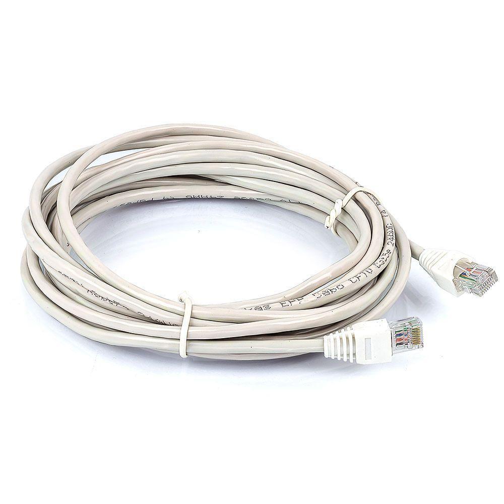 Patch Cord Cat5e Montado Branco - 30 Metros - 1