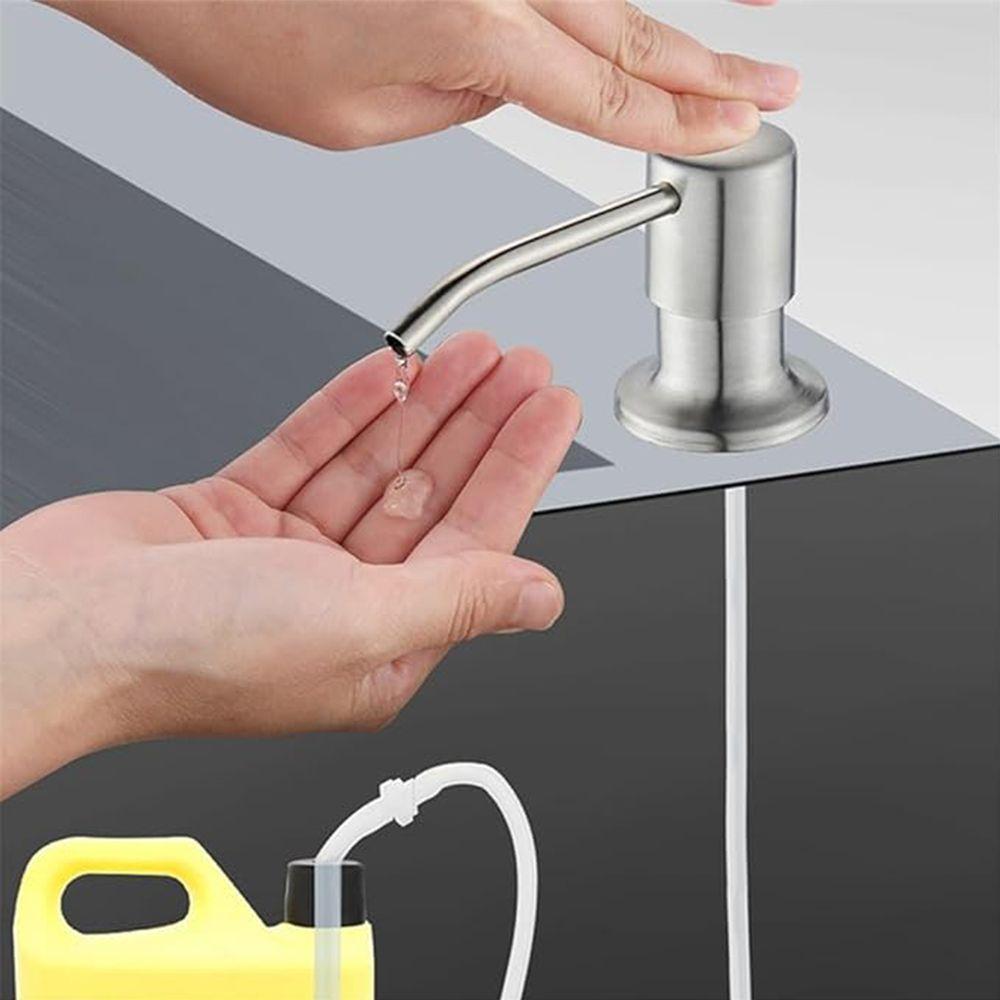 Dispenser Sabao Liquido Detergente Cuba Pia Flexivel Multiuso Suporte - 4