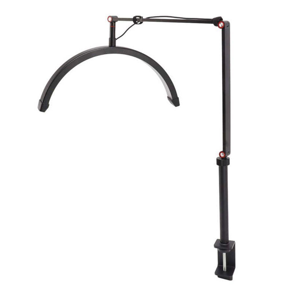 Luminaria Estetica Salao De Beleza Spa Arco Meia Lua 3 Tons Led Suporte Celular Mesa Limpeza - 10