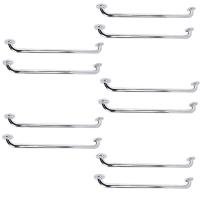 Alça Apoio Barra Suporte Anti Queda 70cm Kit 10 Uni Banheiro Idoso - 1