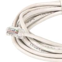 Cabo De Rede Cat5e Montado Branco - 45 Metros