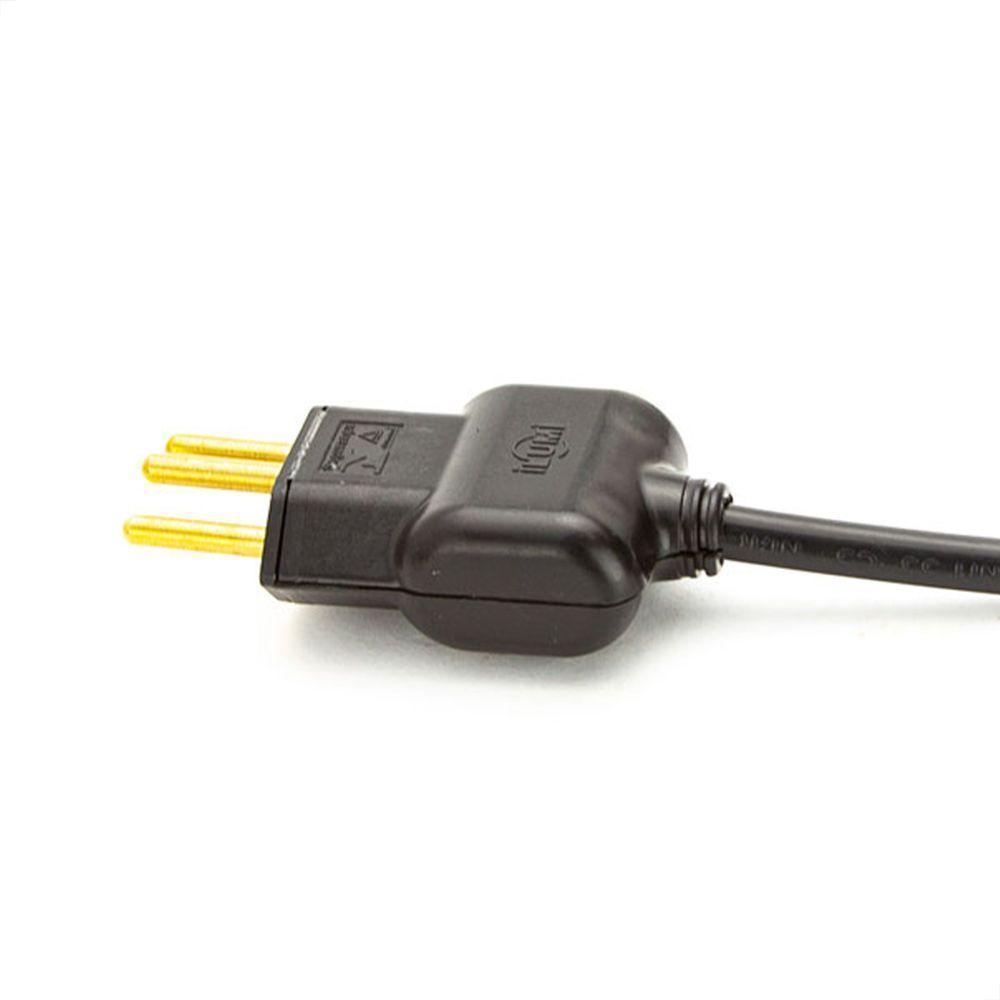 Extensão Cabo Pp 3x1,00 De 3 Tomadas 10a - 5 Metros - 5