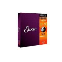 Corda .011 Custom Light Phosphor Bronze Para Violão Aço Nanoweb Elixir [f108] - 1