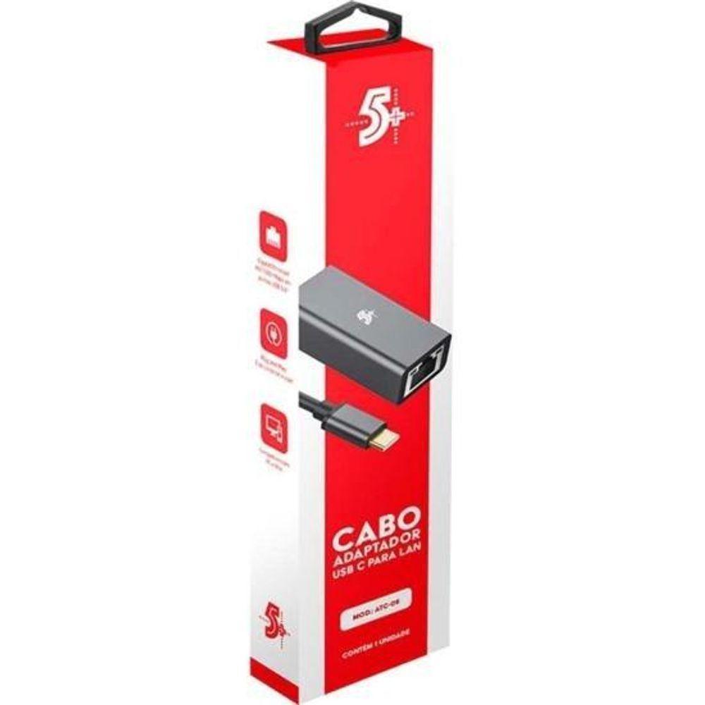 Conversor Usb C Para Lan Rj45 5+ [f002] - 2