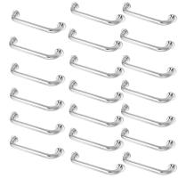 Barra Alça Apoio Kit 20 Uni Inox 30cm Deficiente Idoso Gestante Criança - 1