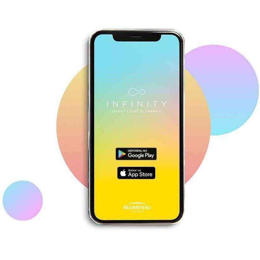 Lâmpada Led Smart Wifi 9W Rgb Alexa Google Infinity Blumenau - 7