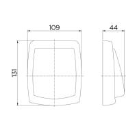 Acabamento Para Válvula De Descarga Salvágua Box - Docol Branco - 2