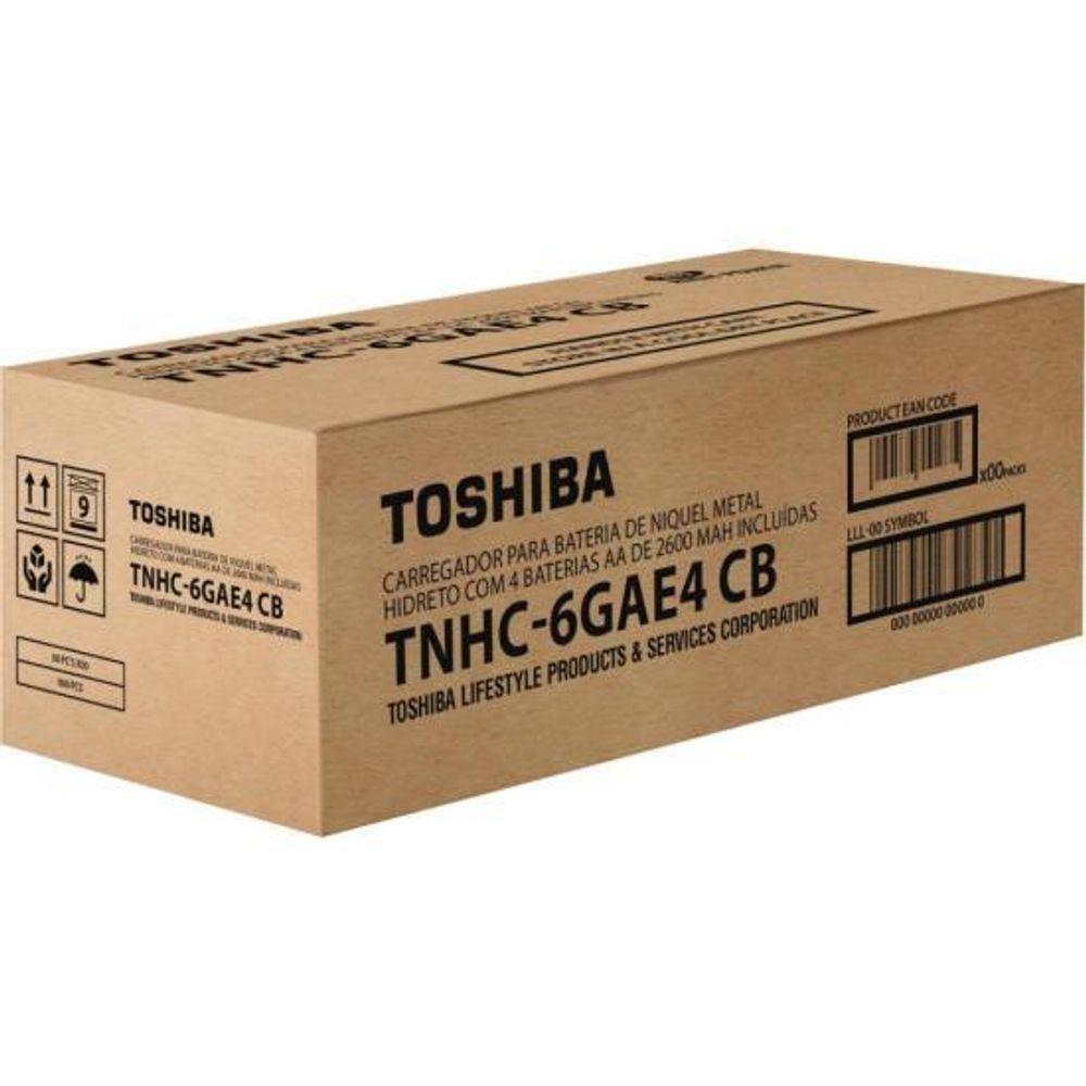 Carregador De Pilhas Tnhc-6gae4 Cb (c-4 Pilhas Aa 2600mah) Toshiba [f002] - 7