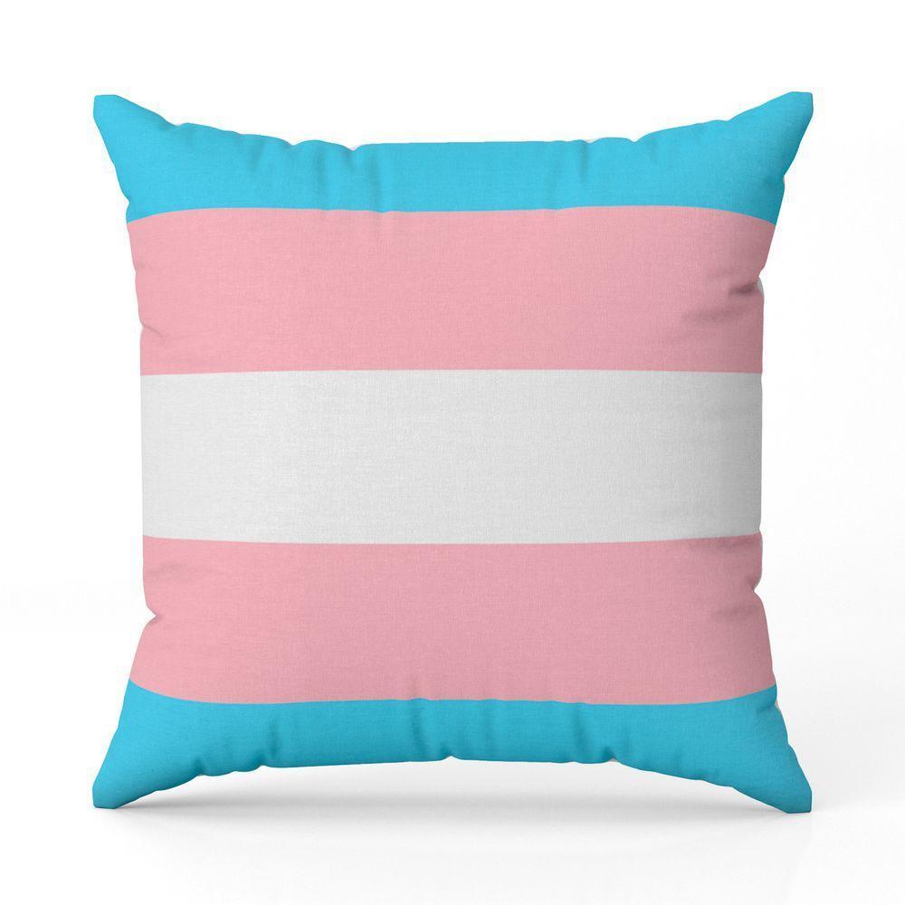 Capa De Almofada Avulsa Estampada Bandeiras Lgbt Cores 45cm X 45cm Cor Trans - 1