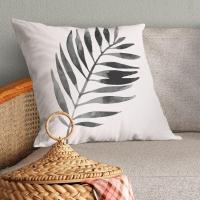 Kit Trio Capas De Almofadas Estampadas Em Veludo Suede 45cm X 45cm - Decoração Para Sala Cor Cinza - 4