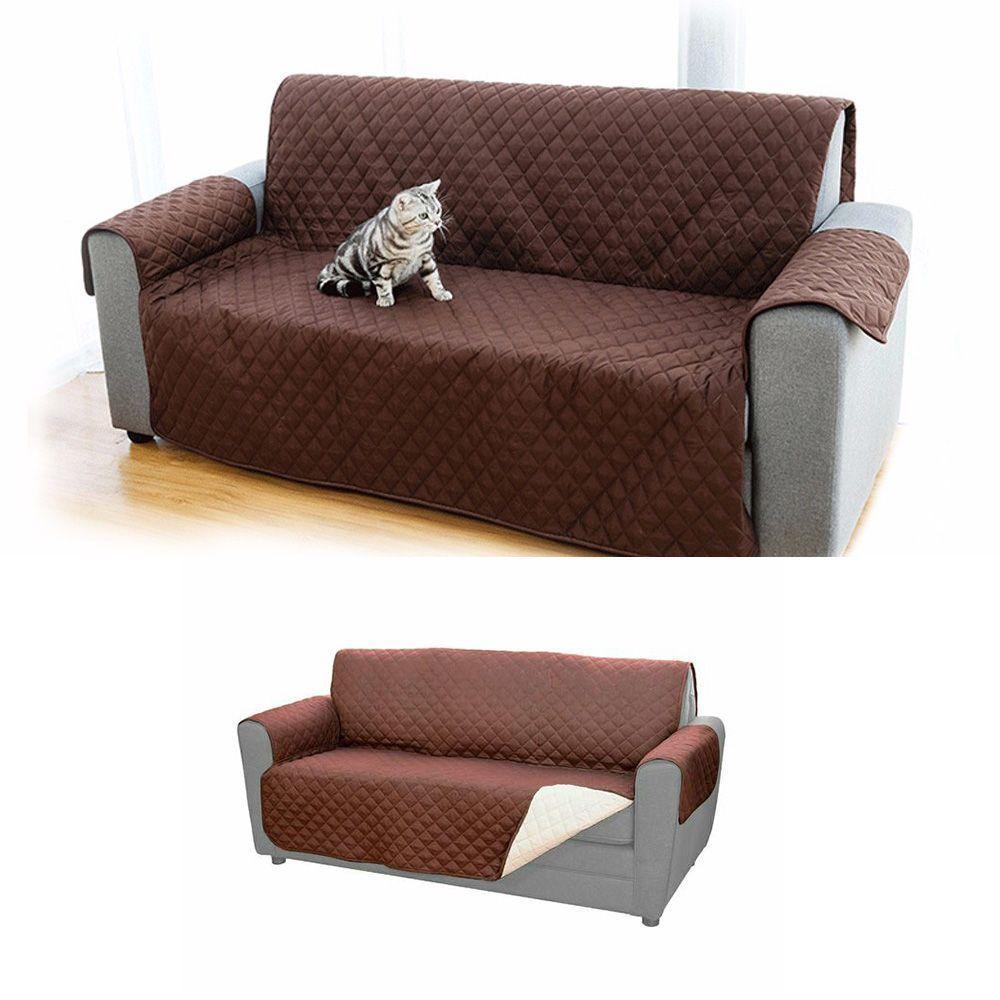 Capa Protetora Sofa Pet Cachorro Gato Bebida Comida 4 Lugares - 1